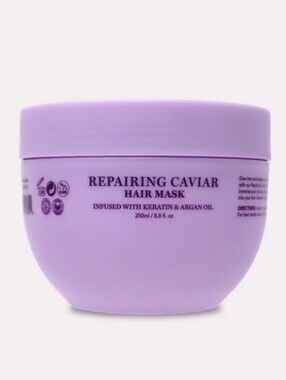 Le Chic Repairing Caviar Hair Mask with Keratin & Argan Oil - Lavender